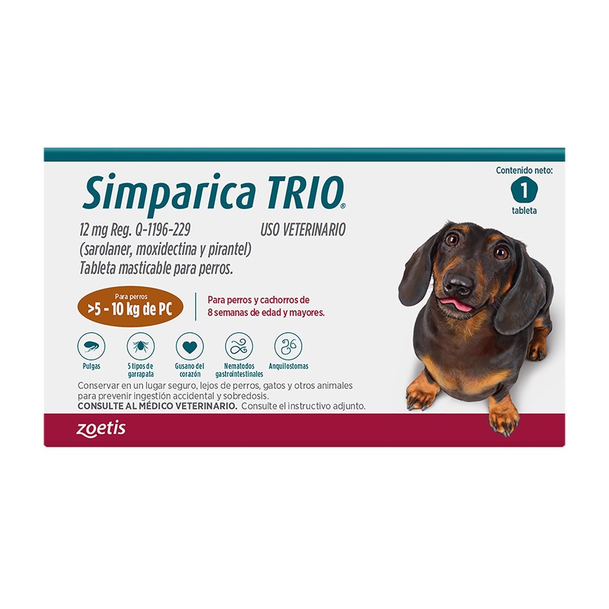Simparica-Trio  Tableta 5-10kg 